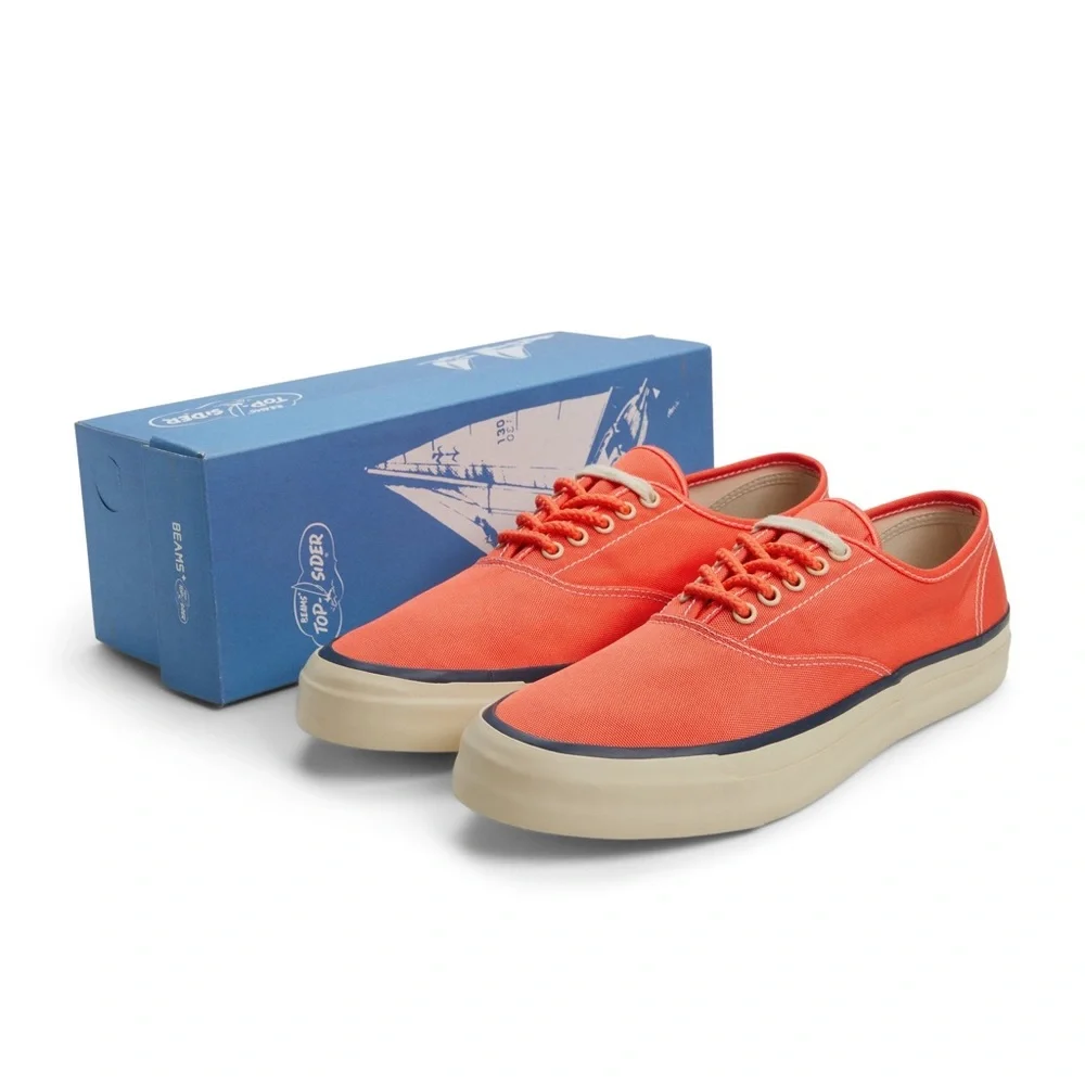 Sperry x BEAMS PLUS Nylon CVO Top-sider Sneakers | Red | Men’s 10 - Picture 6 of 6